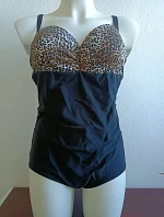 Jednodílné plavky BABI černá-animal - Primo