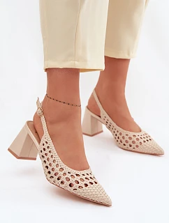 Sandály na podpatku  model 226506 Step in style