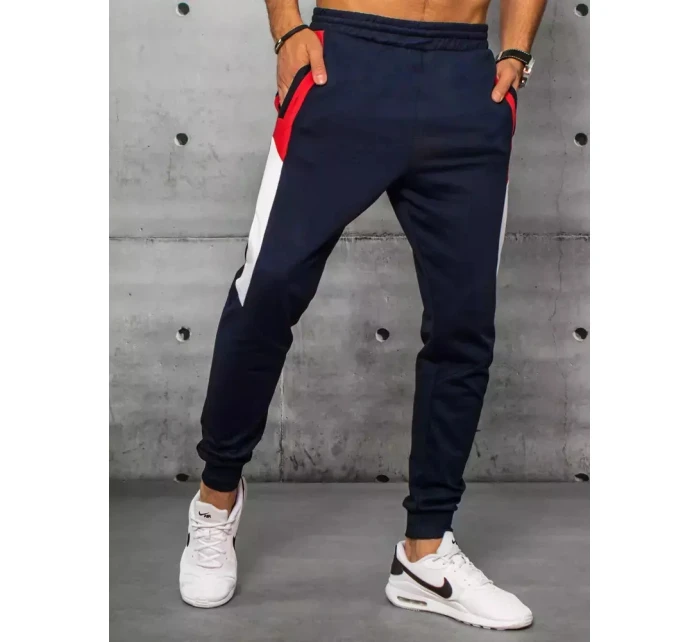 FashionStreet pánské tmavě modré tepláky UX3203