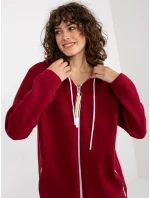 Mikina RV BL 4742.20P bordó