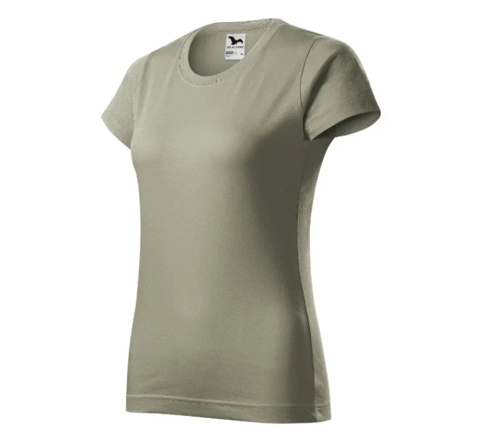 Basic tričko dámské světlá khaki