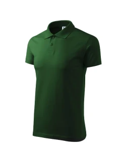 Single J. polokošile pánská lahvově zelená