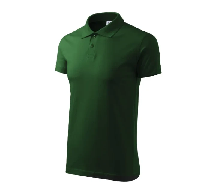 Single J. polokošile pánská lahvově zelená