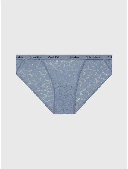 Dámské kalhotky 000QD5213E PB4 šedé - Calvin Klein