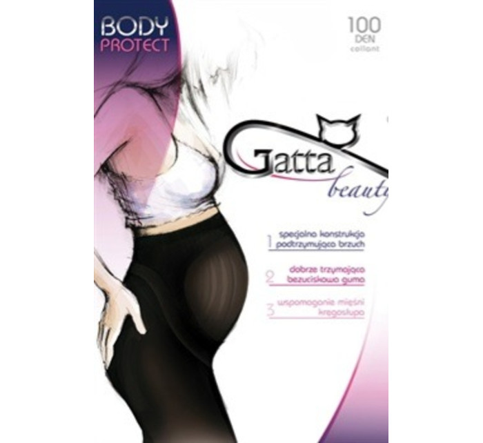 Těhotenské punčochové kalhoty BODY PROTECT - 100 DEN - GATTA