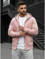Pánská mikina s kapucí růžová Dstreet model 21962660 - FashionStreet
