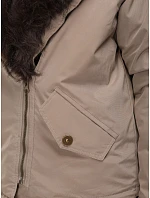 Kurtka zimowa damska z odpinanym fango model 22542319 - FashionStreet Kurtka zimowa damska z odpinanym fango model 22542319 - FashionStreet