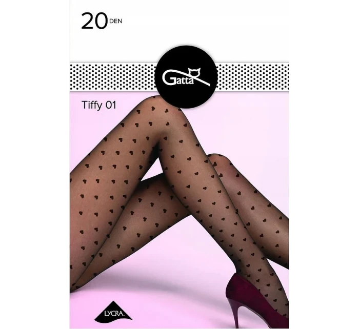 Punčocháče Gatta Tiffy wz.01 20 den 5-XL