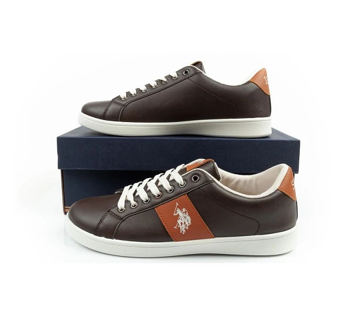 U.S. Polo model 22115595 boty tenisky pánské módní hnědé pohodlné
