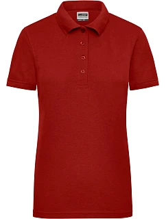 JN Dámské pracovní piqué polo 02.0 wine model 22491433 - Daiber