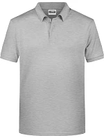 Daiber 8010 Pánské piqué polo z bio bavlny 02.8010 grey heather Daiber 8010 Pánské piqué polo z bio bavlny 02.8010 grey heather