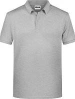Daiber 8010 Pánské piqué polo z bio bavlny 02.8010 grey heather