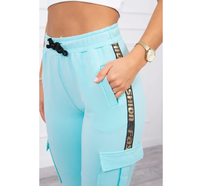 Kalhoty Mint cargo Kalhoty Mint cargo
