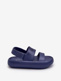 Lehké pěnové sandály na suchý zip ProWater PRO-24-05-01K tmavě modré