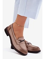 Kožené dámské model 22074706 Béžové - VINCEZA