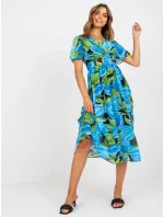 Šaty DHJ SK 15967.54P černá a modrá