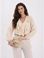 Bluzka MI BZ model 22559271 beżowy - FPrice Bluzka MI BZ model 22559271 beżowy - FPrice