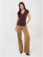 Tričko RV TS 5636.03X tmavě hnědé