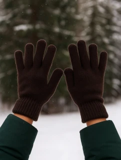 Dámské rukavice  z kožíškem model 16124340 - Rak