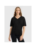 Dámské modalové tričko oversize 4F 4FRAW25TTSHF3283-21S