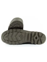 Palladium pánská sportovní obuv Pampa Hi Dare II kotníkové tenisky olivové barvy