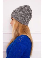 Fleecová čepice Roksana K209 tmavě šedá Fleecová čepice Roksana K209 tmavě šedá