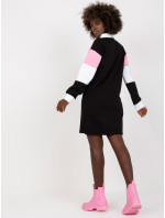 Dámské šaty RV SK model 17547221 černé a růžové - FPrice
