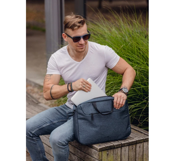 Pánská taška na notebook Vuch Mailo Blue