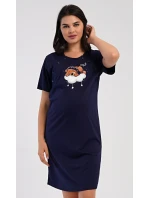 Dámská noční košile mateřská Méďa na obláčku