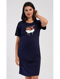 Dámská noční košile mateřská Méďa na obláčku