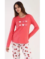 Dámské pyžamo dlouhé Valentýna