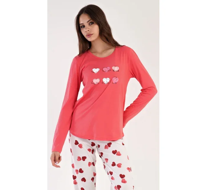 Dámské pyžamo dlouhé Valentýna