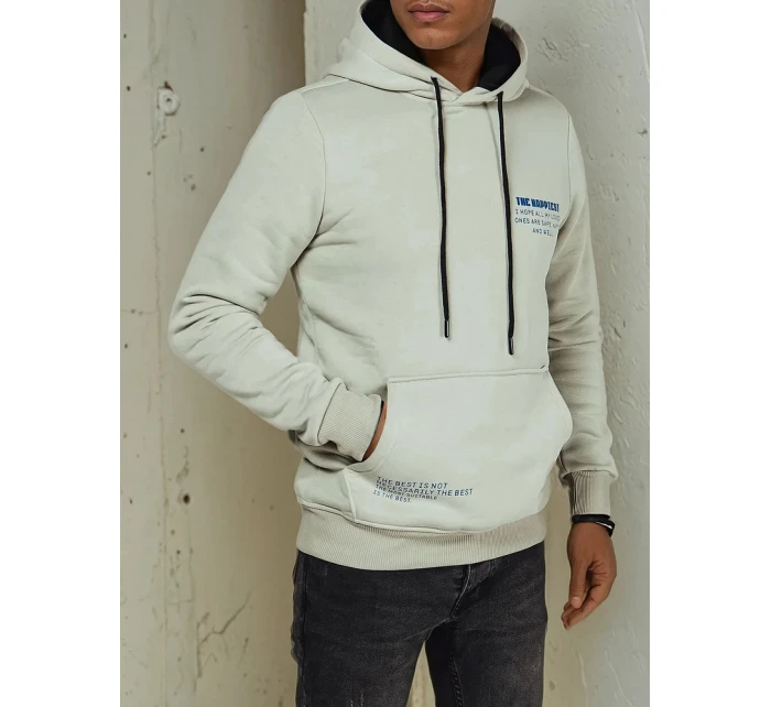 Pánská olivová mikina s kapucí Dstreet model 21976000 - FashionStreet