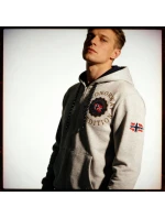 Geografické Norsko Mikina Geganto Blended DB 100 M WZ3027H/GN-Blended Grey