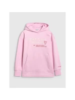 Dívčí mikina oversize s kapucí 4F 4FJRAW25TSWSF2429-56S Dívčí mikina oversize s kapucí 4F 4FJRAW25TSWSF2429-56S