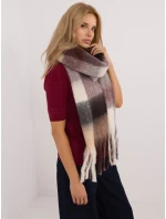 Szalik AT SZ model 20742511 ciemny brązowy - FPrice