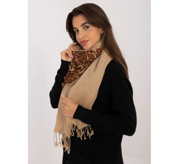 Szalik AT SZ ENEC model 21256583 camelowy - FPrice