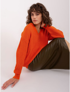 Sweter BA SW 8029.87P pomarańczowy