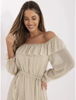 Sukienka TW SK BI 1203.72P jasny beżowy