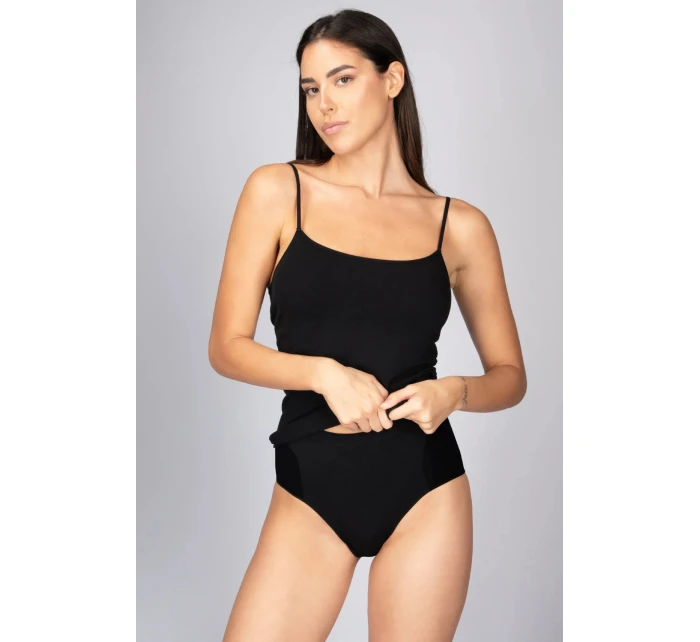 Dámská košilka s úzkými ramínky Virginia Černá - Intimidea