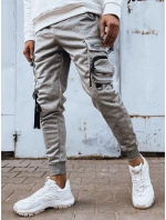 Pánské bojové kalhoty šedé model 21973453 - Dstreet Pánské bojové kalhoty šedé model 21973453 - Dstreet