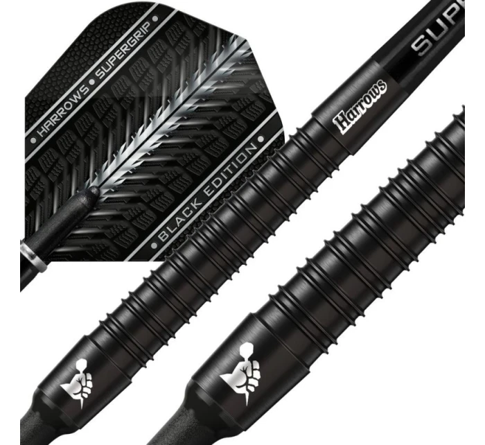 Šipky Supergrip Black 90% model 21132348 - Harrows