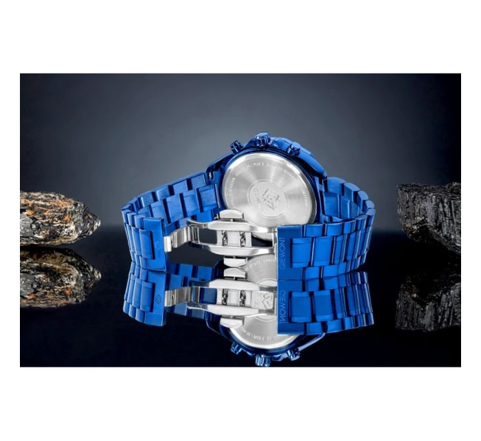 Pánské hodinky Giewont Chronograph Sapphire Blue GW7290-B5