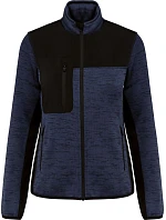 Dámská pracovní pletená fleecová bunda 20. navy melange/black model 22448872 - WK Dámská pracovní pletená fleecová bunda 20. navy melange/black model 22448872 - WK