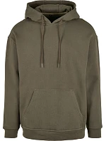 BB 006 Oversize mikina s kapucí z těžké bavlny model 22442817 olive - Build your Brand BB 006 Oversize mikina s kapucí z těžké bavlny model 22442817 olive - Build your Brand