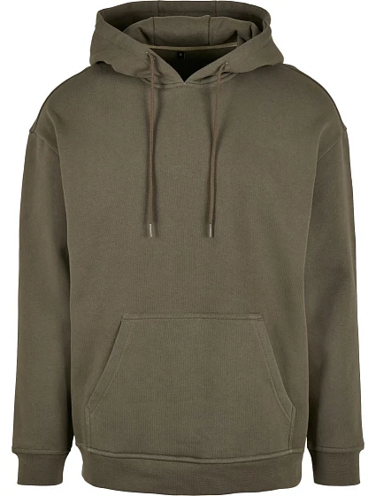 Build your Brand BB 006 Oversize mikina s kapucí z těžké bavlny 56.B006 olive Build your Brand BB 006 Oversize mikina s kapucí z těžké bavlny 56.B006 olive