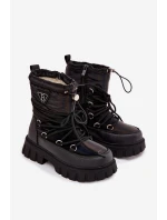 Dětské černé sněhule Adelisse