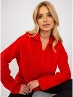 Dámský svetr LC SW  červená  model 18140329 - FPrice