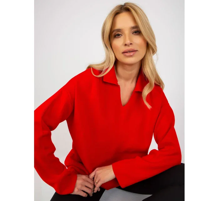 Dámský svetr LC SW  červená  model 18140329 - FPrice