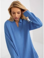 Dámský svetr LC SW  modrá  model 18132799 - FPrice